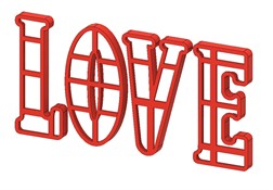 Буквы LOVE